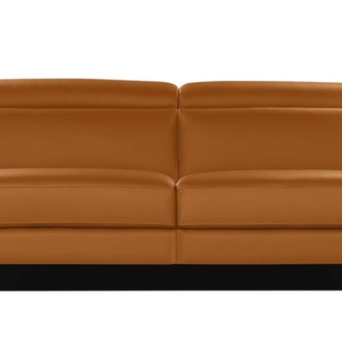 Canape-3-places-Pier-cuir-bull-363-cognac-pied-metal-noir-mat-Calia